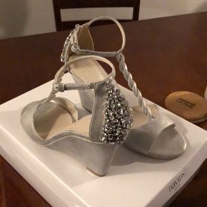 David’s Bridal wedges